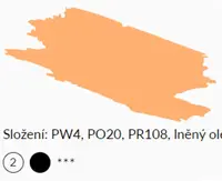 Olejová barva Umton 20ml – 0098 Růžová lososová