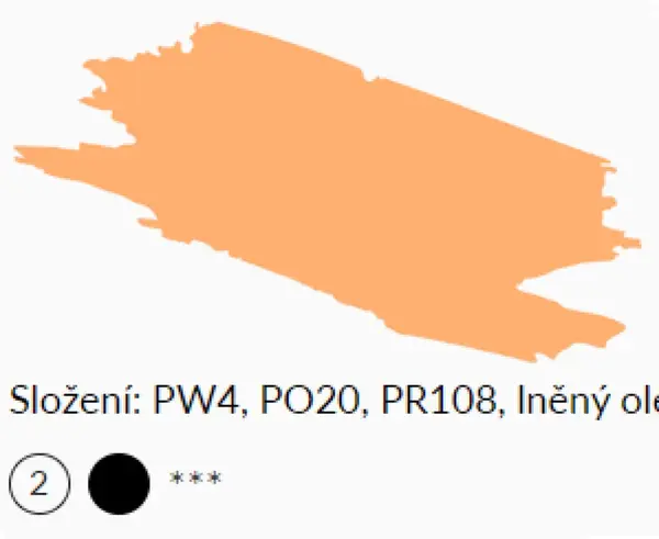 Olejová barva Umton 20ml – 0098 Růžová lososová