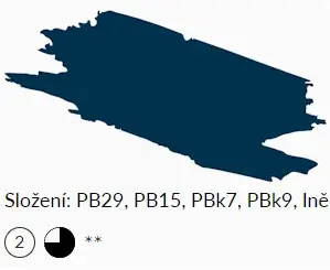 Olejová barva Umton 20ml – 0001 Indigo