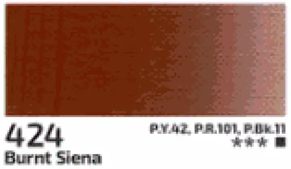 Akrylová barva Rosa 200ml – 424 burnt siena