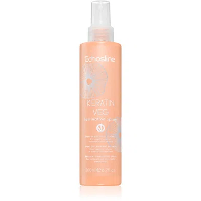 Echosline Keratin veg Lamination Spray laminační sprej pro lesk a hebkost vlasů 200 ml