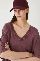 Bavlněné tričko Medicine dámské, vínová barva