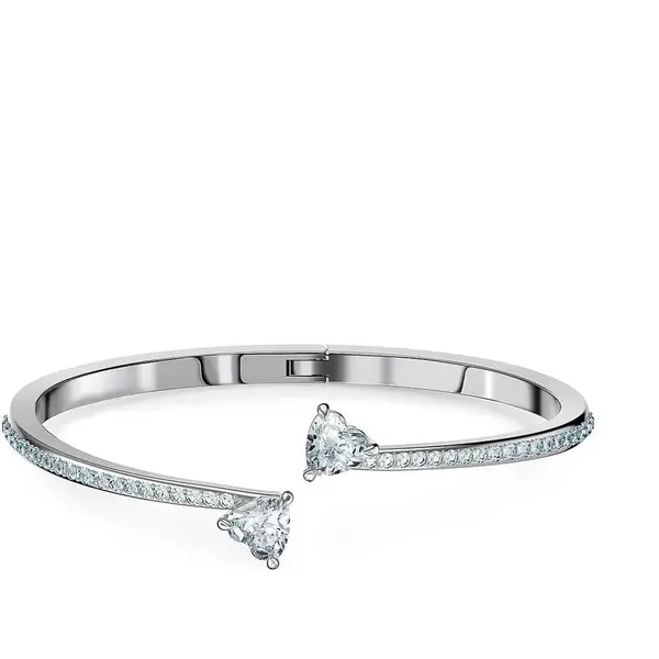 Swarovski Třpytivý pevný náramek Mesmera 5518814 L - 6,2 cm