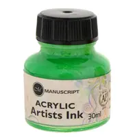 Kaligrafický inkoust Manuscript 30ml – zelený