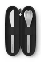 Cestovní sada příborů Monbento Slim Nest 3-pack černá barva