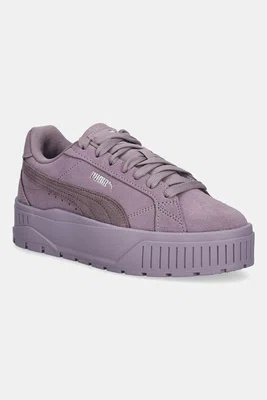 Semišové tenisky Puma Karmen II hnědá barva, 397457