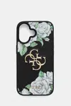 Obal na telefon Guess iPhone 16 černá barva, GUHCP16SPGROP4MK