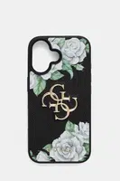 Obal na telefon Guess iPhone 16 černá barva, GUHCP16SPGROP4MK