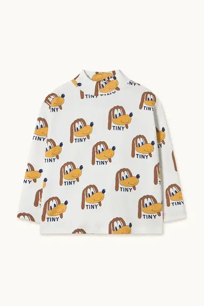 Dětské tričko s dlouhým rukávem Tinycottons DOGS RIB MOCKNECK