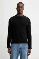 Tričko s dlouhým rukávem Guess Jeans černá barva, M5YI00 KCXB1