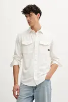 Bavlněná košile G-Star Raw pánská, zelená barva, regular, s klasickým límcem