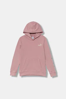 Dětská mikina Puma TWEENERVERSE Hoodie TR G růžová barva, s kapucí, s potiskem, 688504