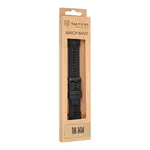 Silikonový řemínek Tactical Quick Release 18mm, černá