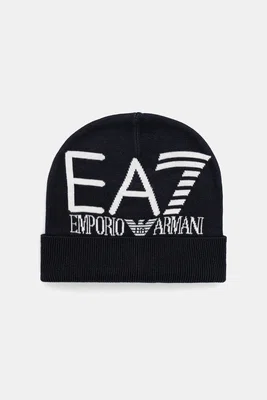 Čepice EA7 Emporio Armani tmavomodrá barva, AF11994.7X000006