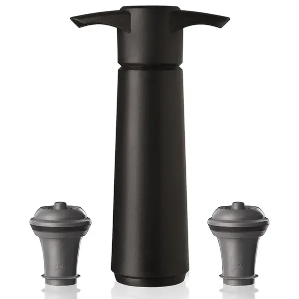 Vakuová pumpa a zátka Vacu Vin Wine Saver 8,5 x 22,3 x 4,3 cm 3-pack černá barva