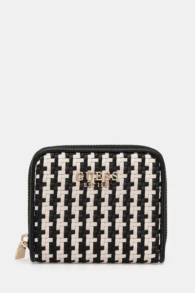 Peněženka Guess MIREMA dámská, černá barva, SWWG96 31137