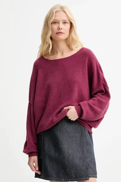 Svetr z vlněné směsi American Vintage PULL ML COL BATEAU