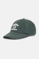 Bavlněná baseballová čepice Dickies zelená barva, DK0A87N9