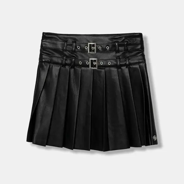 Dětská sukně Guess černá barva, mini, áčková, J5YD04 WFV60