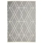 Novel KOBEREC TKANÝ NA PLOCHO, 80/150 cm, šedá, bílá