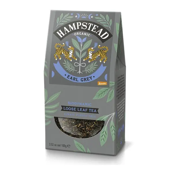 Hampstead Tea BIO Černý sypaný čaj s bergamotem Earl Grey 100 g