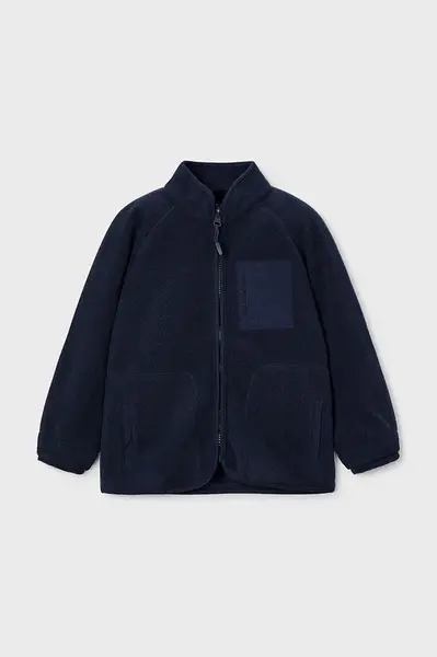 Dětská mikina Mayoral tmavomodrá barva, hladká, 4425