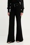 Džíny Versace Jeans Couture dámské, černá barva, 79HAB561 CDW00