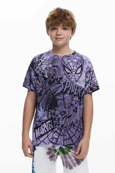 Dětské bavlněné tričko Desigual šedá barva, 25WBTK03