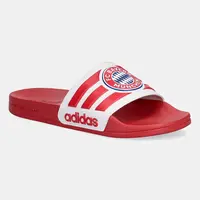 Pantofle adidas Adilette Bayern Monachium pánské, červená barva, JS4861