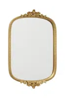 Nástěnné zrcadlo Boltze 45 x 29,5 cm žlutá barva