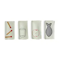 Sada ubrousků HAY Sobremesa 45 x 45 cm 4-pack