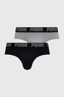 Spodní prádlo Puma Everyday Brief 2-pack pánské, šedá barva, 938322