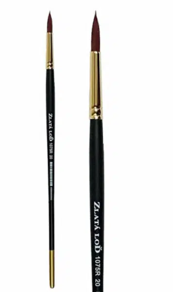 Kulatý štětec Zlatá loď 1075R – velikost 4