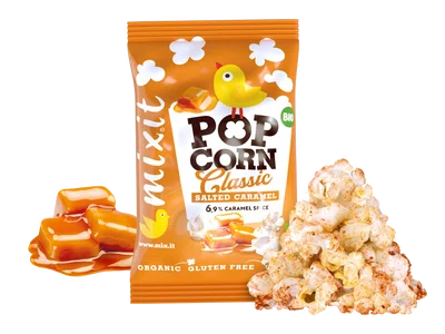 MIXIT BIO popcorn - Slaný karamel do kapsy 13 g