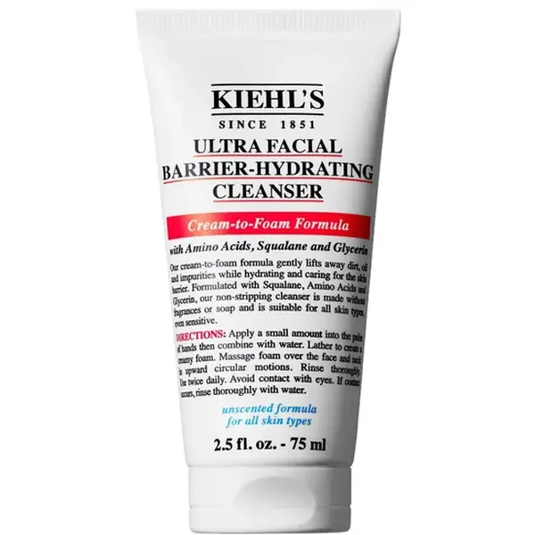 Kiehl's Hydratační čisticí krém (Ultra Facial Barrier-Hydrating Cleanser) 75 ml