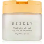 NEEDLY Vita C Glow Jelly Pad čisticí tampónky pro rozjasnění pleti s vitamínem C 60 ks
