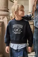 Mikina Mayoral modrá barva, s potiskem, 4435