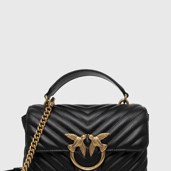 Kožená kabelka Pinko