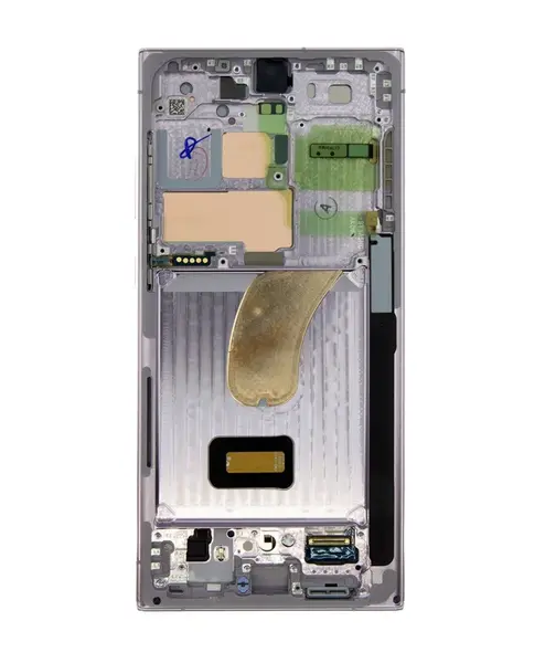 LCD + dotyk + přední kryt pro Samsung Galaxy S23 Ultra, lavender ( Service pack )