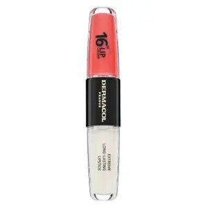 Dermacol 16H Lip Colour Extreme Long-Lasting Lipstick dlouhotrvající dvoufázová barva a lesk na rty No. 37 8 ml
