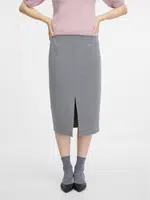 Grey women's sheath midi skirt ORSAY - Women's