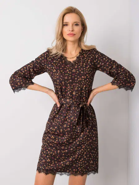 Dress-LK-SK-508408.12X-black-beige