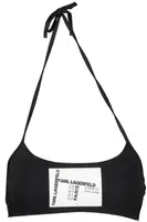 KARL LAGERFELD BEACHWEAR SWIMSUIT TOP WOMEN BLACK