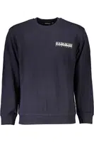 NAPAPIJRI MEN'S BLUE ZIPLESS SWEATSHIRT