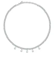 Morellato Luxusní ocelový náhrdelník s krystaly Poetica SAUZ05