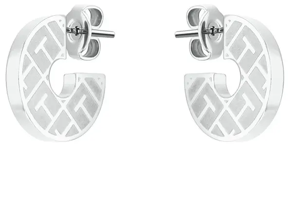 Tommy Hilfiger Netradiční kruhové náušnice z oceli 2780480