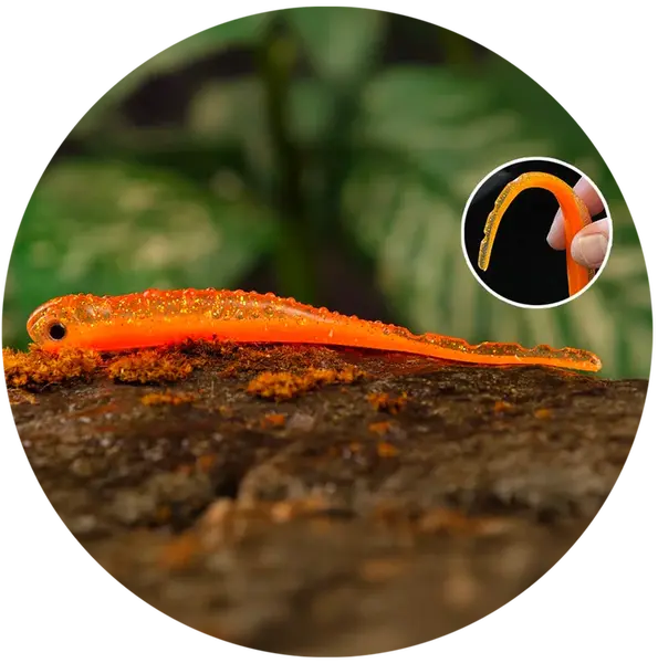 Redbass smáček big snake orange g uv color - 20 cm 24,5 g