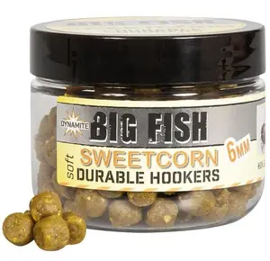 Dynamite baits měkčené pelety durable hookers sweet corn 6 mm