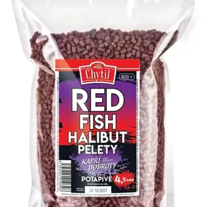 Chytil pelety red fish halibut 800 g - 4 mm