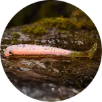 Redbass gumová nástraha ripper swimmer slim rainbow trout uv - xl 125 mm